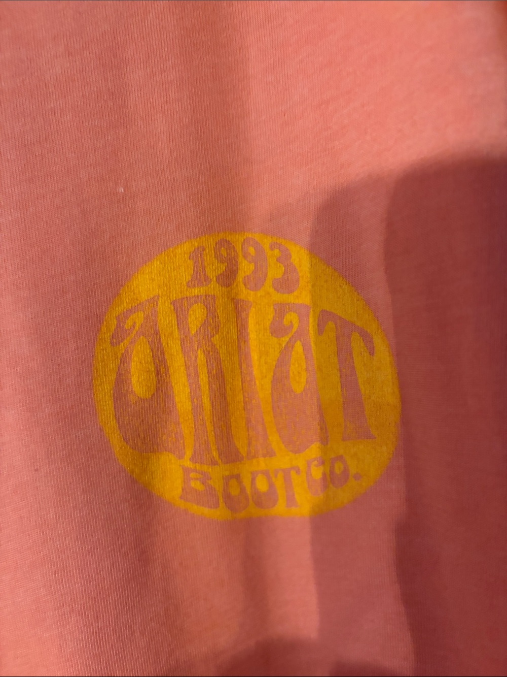 Ariat Size xl peachy/pink top brand new without tags - Picture 3 of 4